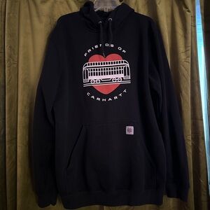 Carhartt Black Hoodie with Graphic